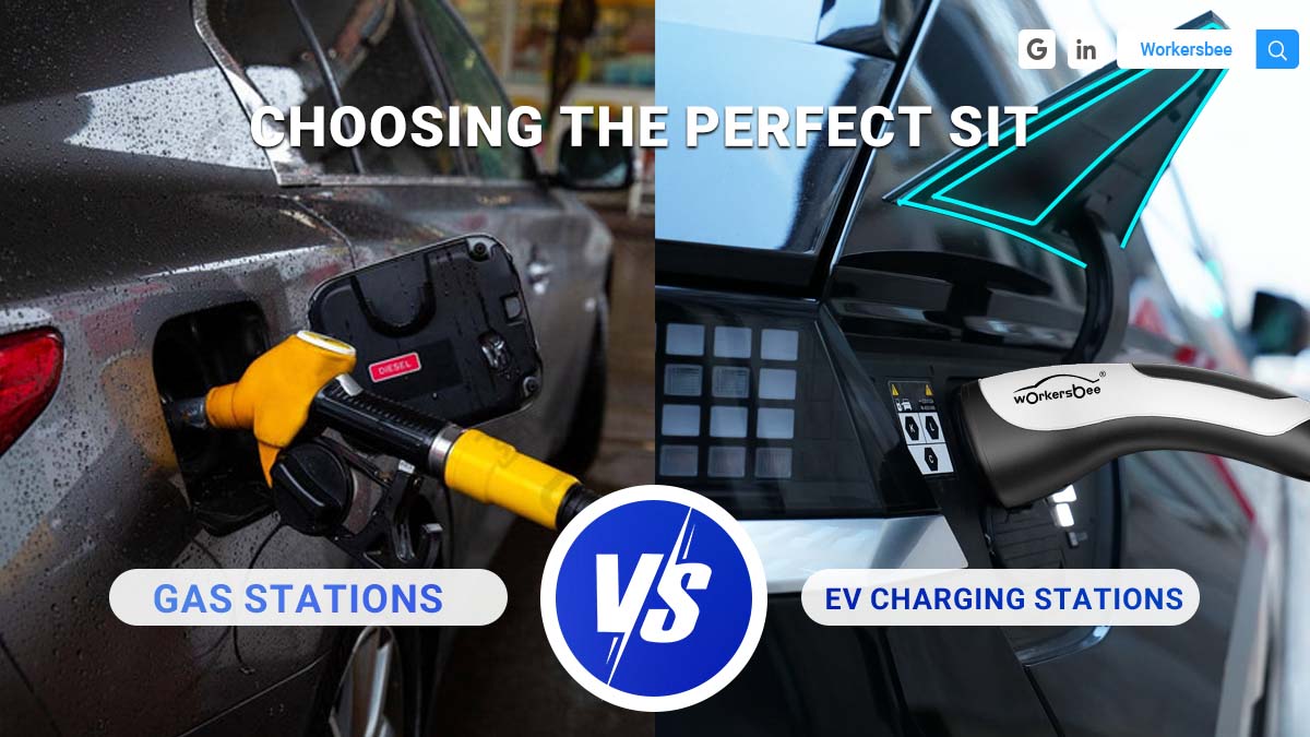 Benzinestation versus EV-laadstation: belangrijkste verschillen in locatieselectie