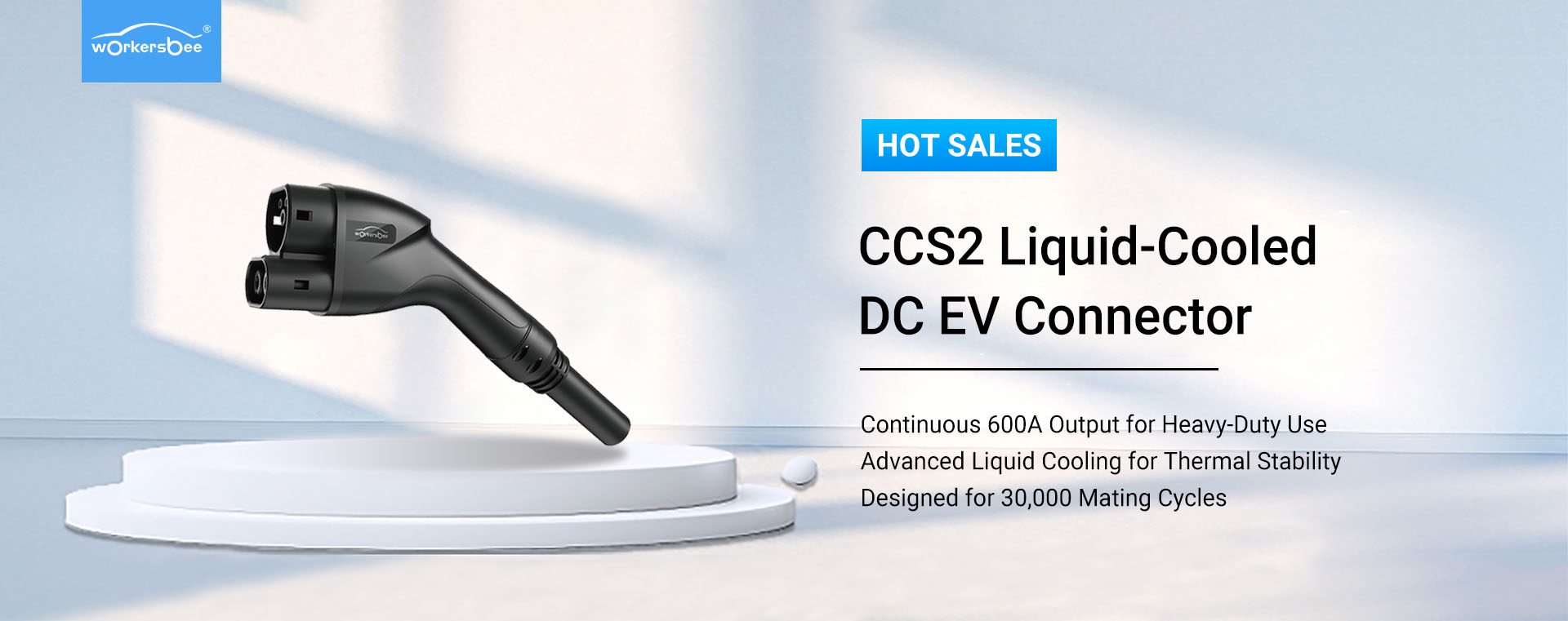 workersbee CCS2 vloeistofgekoelde EV-connector